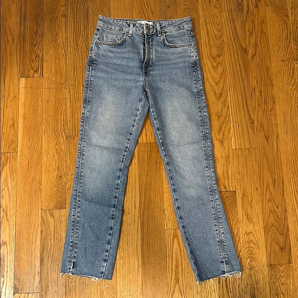 Zara Straight Leg Denim Jeans